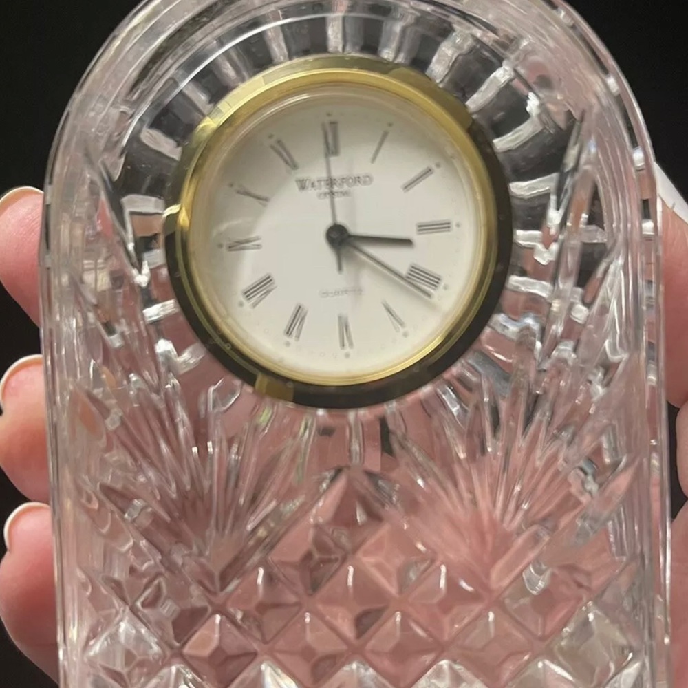 Waterford Crystal Dome Desk Clock